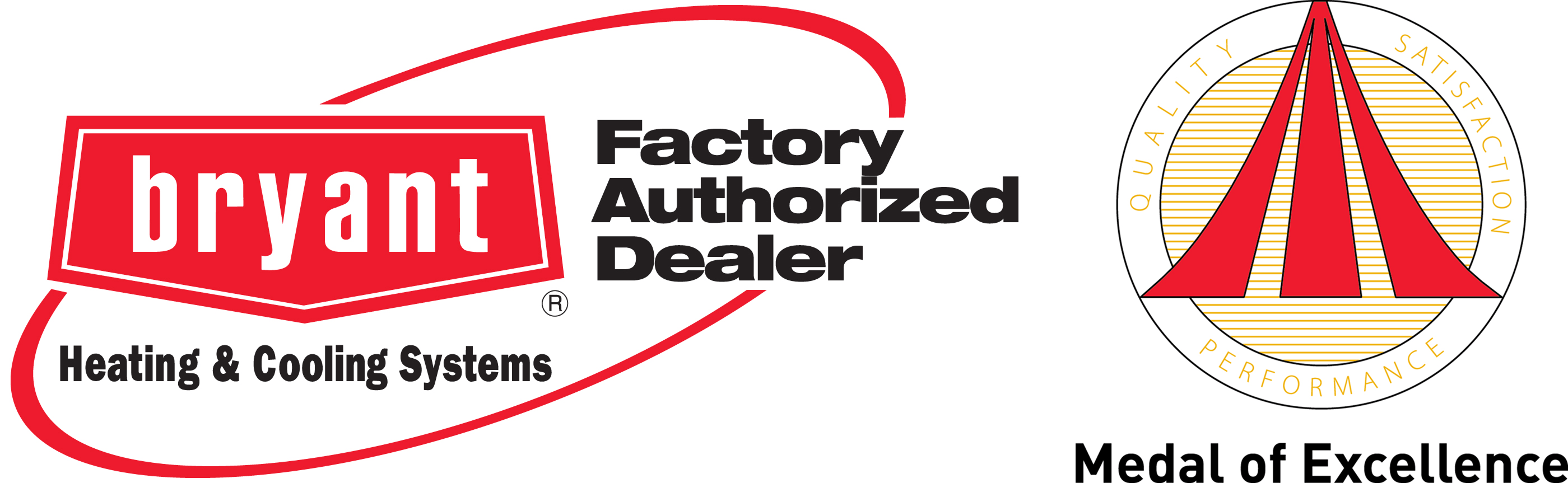 Bryant Factory Authorized Dealer — Medal of Excellence